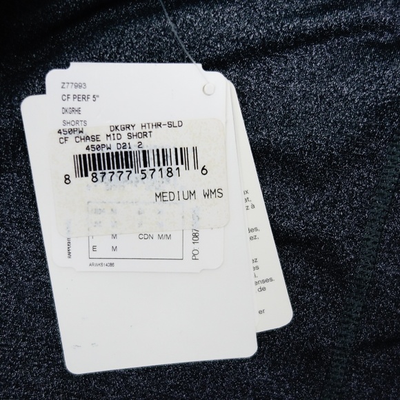 New Reebok Crossfit Chase Mid Gray Shorts - Picture 4 of 7